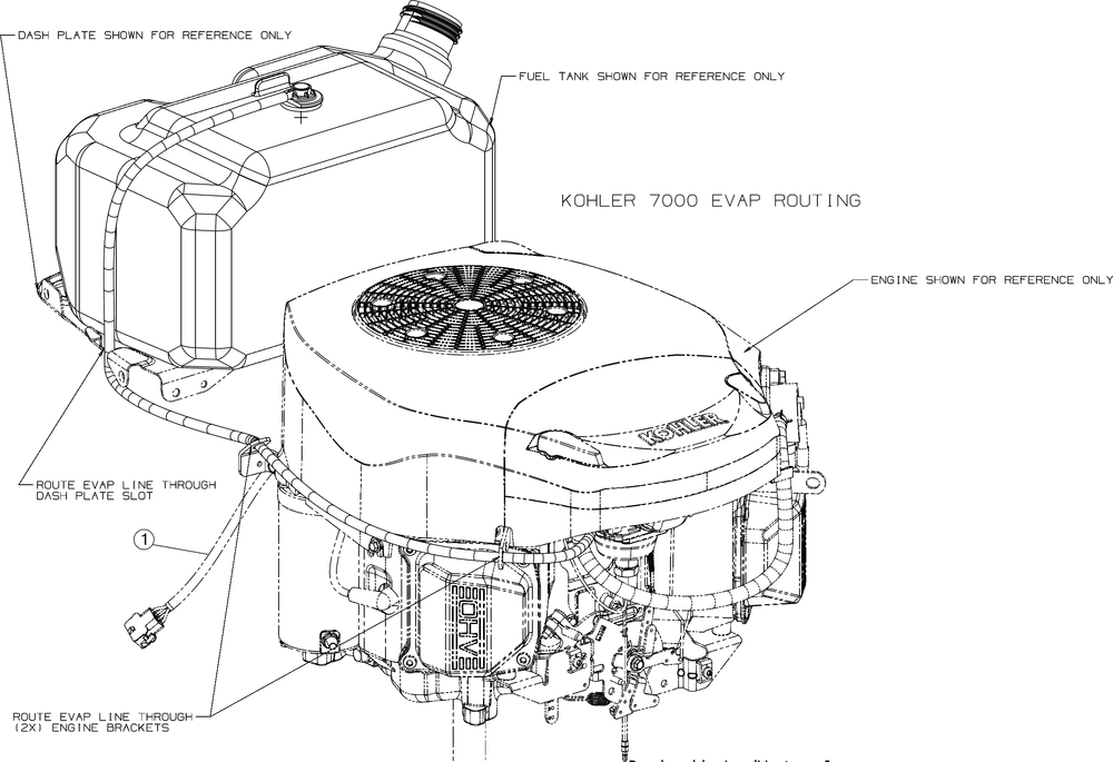 Fuel Accessories Diagram and Parts List for XT2-LX46KH (13YQA1CT010)(2016) Cub Cadet Lawn Tractor